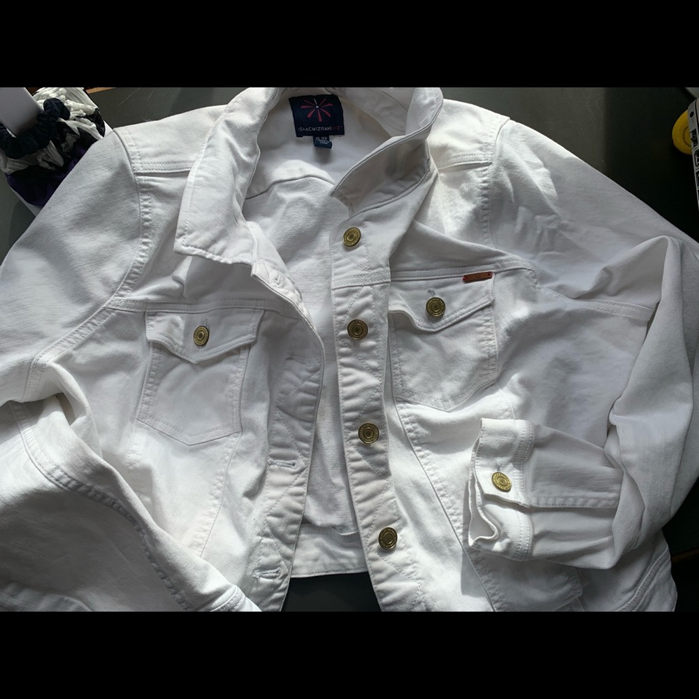 White Jean Jacket